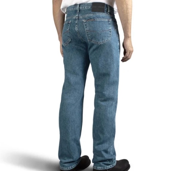 Harley-Davidson Original Bootcut Jeans Blue Denim 99026-07VM Mens 34 X 30 NEW - Picture 2 of 14